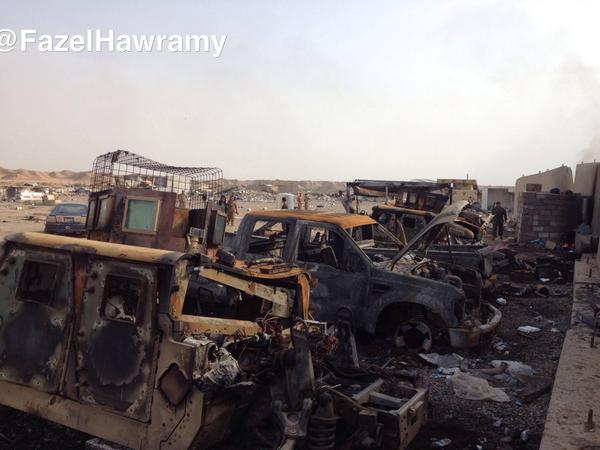 Iraq paid big sums for these US Humvees. Isis seized them in June& then US destroyed them with a missile near Kirkuk  