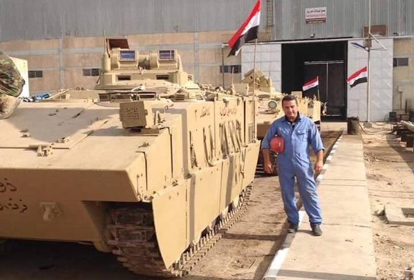 Iraqi engineers have refurbished AMX-10P and Panhard IFVs/APCs in Basra, southern #Iraq. For security forces. 