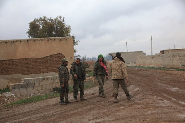 #SAA Tiger forces captured the village of #Qatar and Tal al-Hattabat northwest of Kuweires military airbase in #Aleppo 