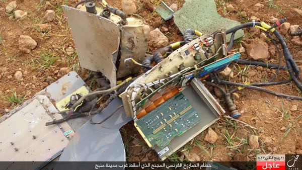 Da'ish released a picture report featuring pictures of the #French #SCALP cruise missile 