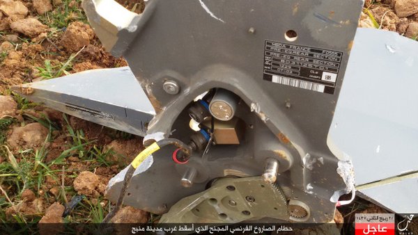 Da'ish released a picture report featuring pictures of the #French #SCALP cruise missile 