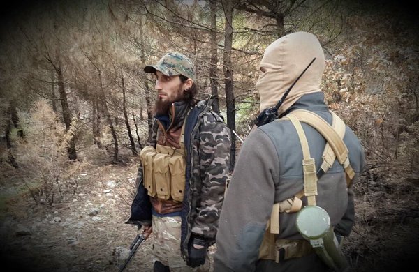 Chechen militants in Syria belonging to Ajnad al Sham and Imarat Kavkaz 