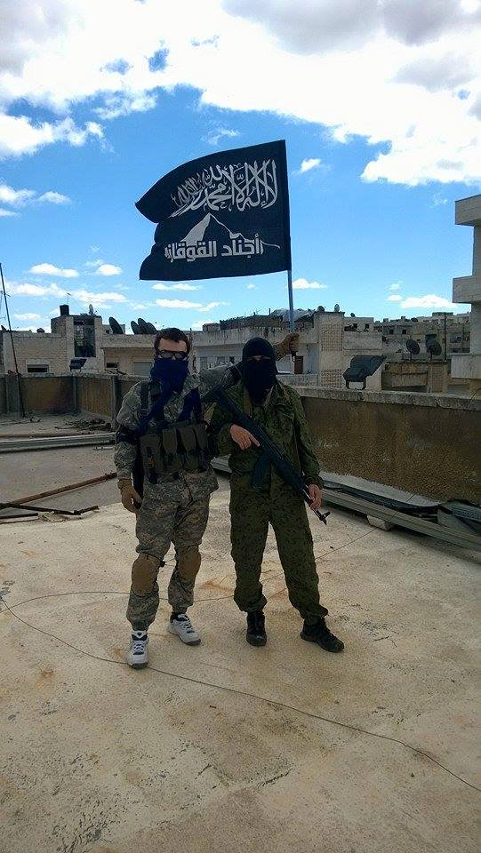 Chechen militants in Syria. 