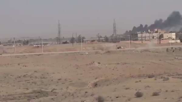 Javelin may have been used to destroy the ISIS car bomb seen here