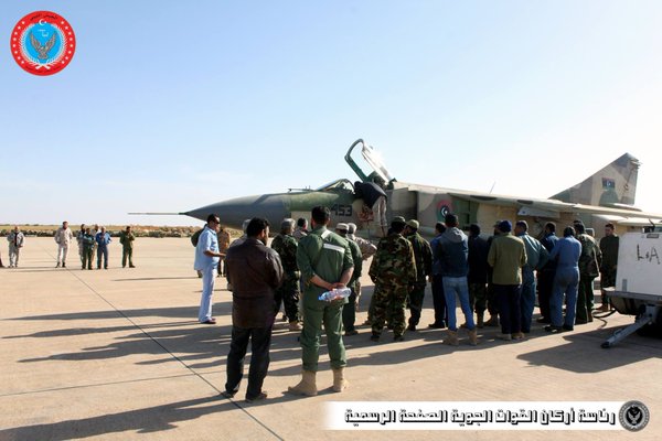 Libya- LAF photos of MiG-23 that was fully restored after 20 years being out of service, now flying from Benghazi 