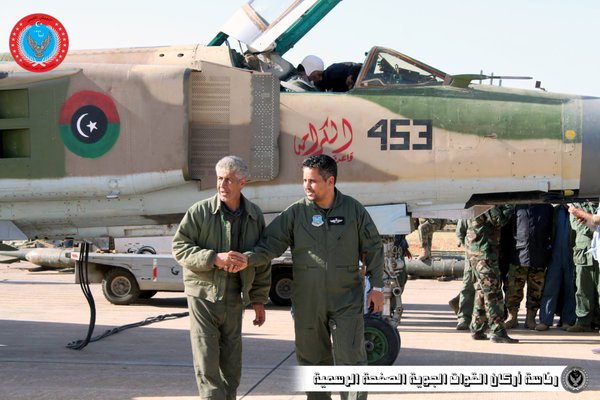 Libya- LAF photos of MiG-23 that was fully restored after 20 years being out of service, now flying from Benghazi 