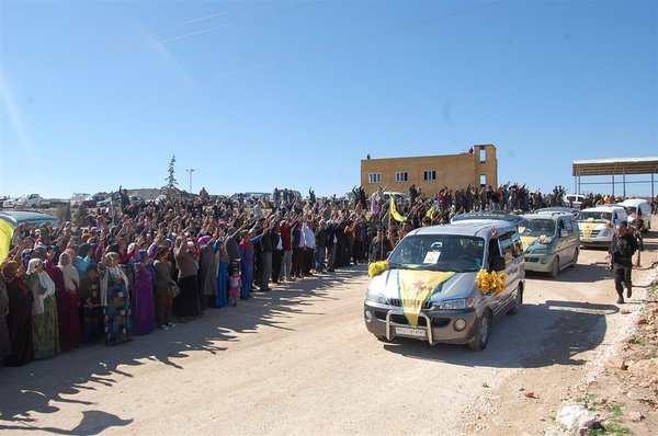 The Kurds killed in Tell Abiad have been laid to rest in Kobanê. 