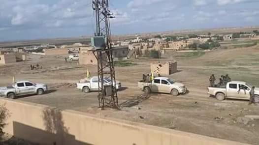 SDF and YPG in Bir Hamood village, 27 km northeast Raqqah. 