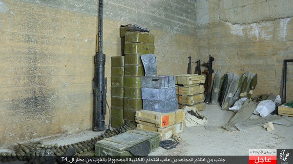 Syria Daesh Published Pics Of Weapons Captured Near T4, A 9p135 