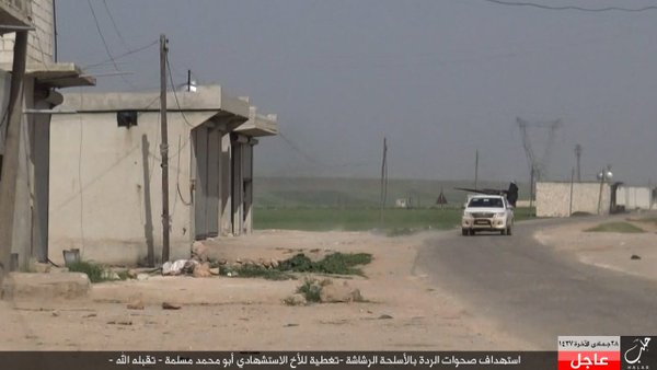 IS photo report on battle al Rai focus on US air support 