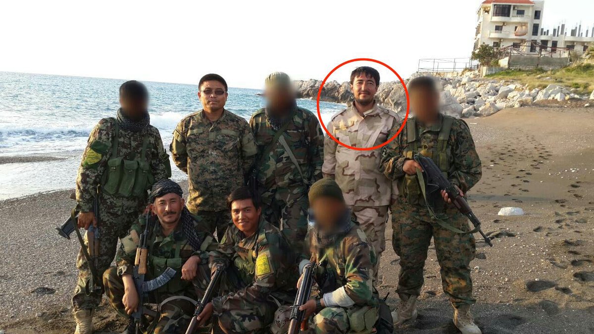 Afghan commander Seyed Hakim Hosseini, of IRGC's Fatemiun brigade killed today by an IED in Tadmur,Syria.  