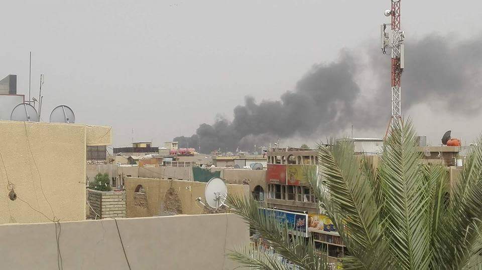 انفجار قرب سينما البيضاء في منطقة بغداد الجديدة 