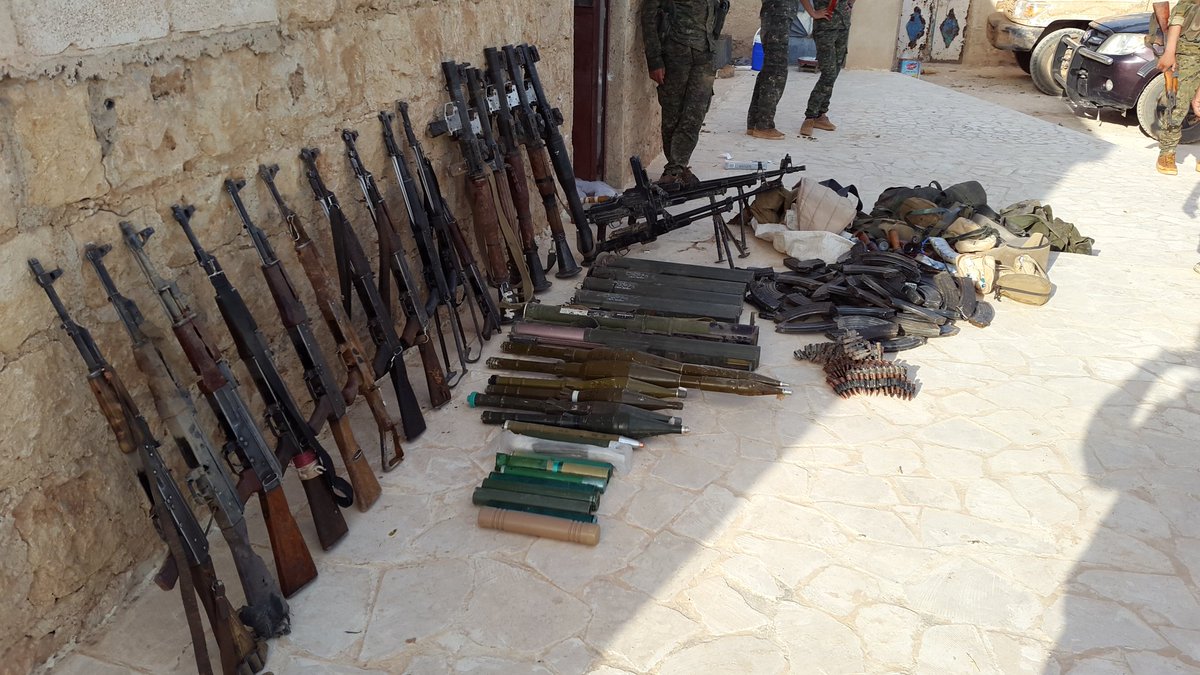 Turkish M72 LAWs were seized by YPG whilst repelling an ISIS counterattack near Manbij