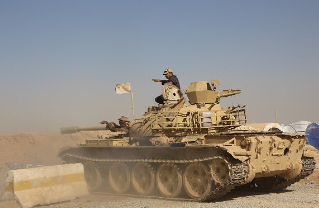 Retaking Qayyarah Air Base is being described as Iraq's largest armoured op since Saddam's forces invaded Kuwait