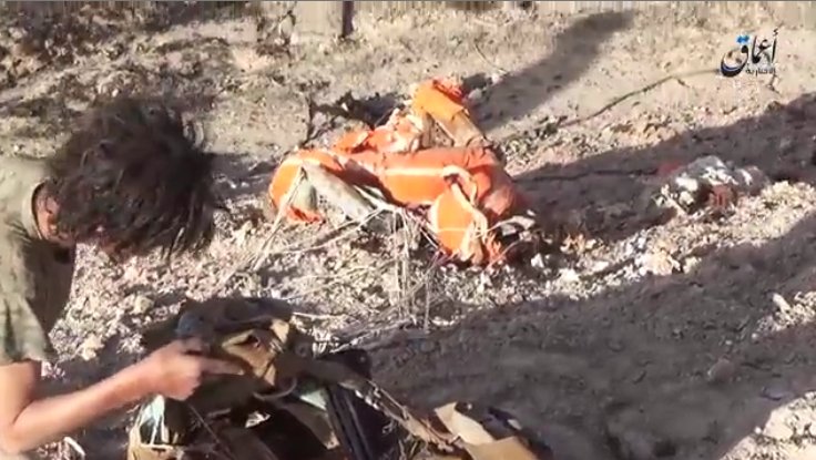 ISIS released footage of the Mig-23 downed  and  pilot killed in DeirEzzor