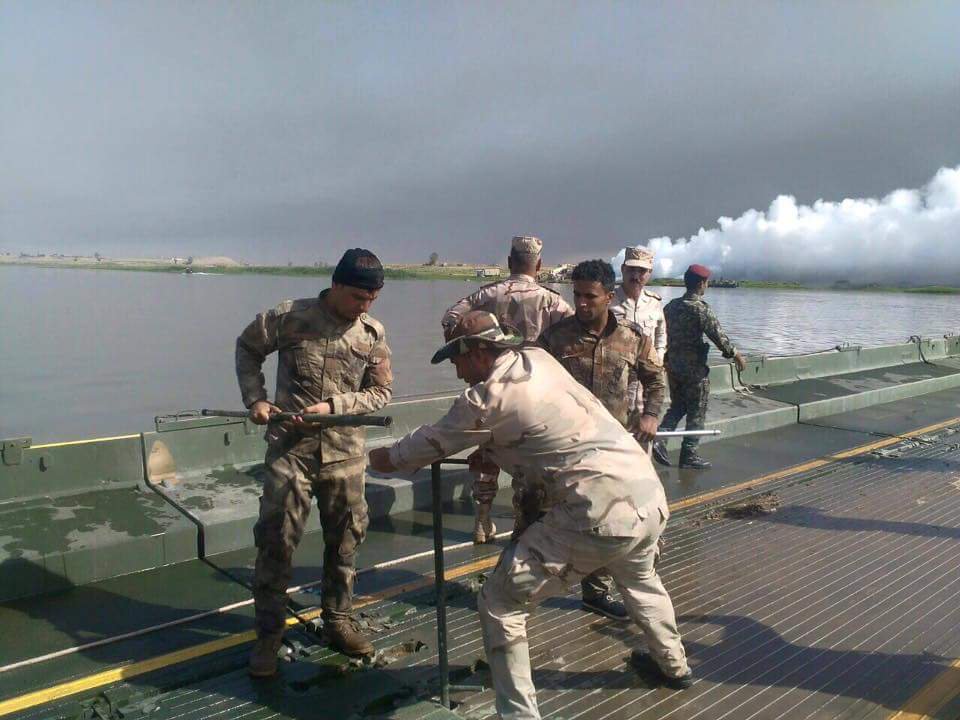 Iraq: the ISF has constructed a bridge over the Tigris river S of Qayyarah to link up with forces in Haj Ali  