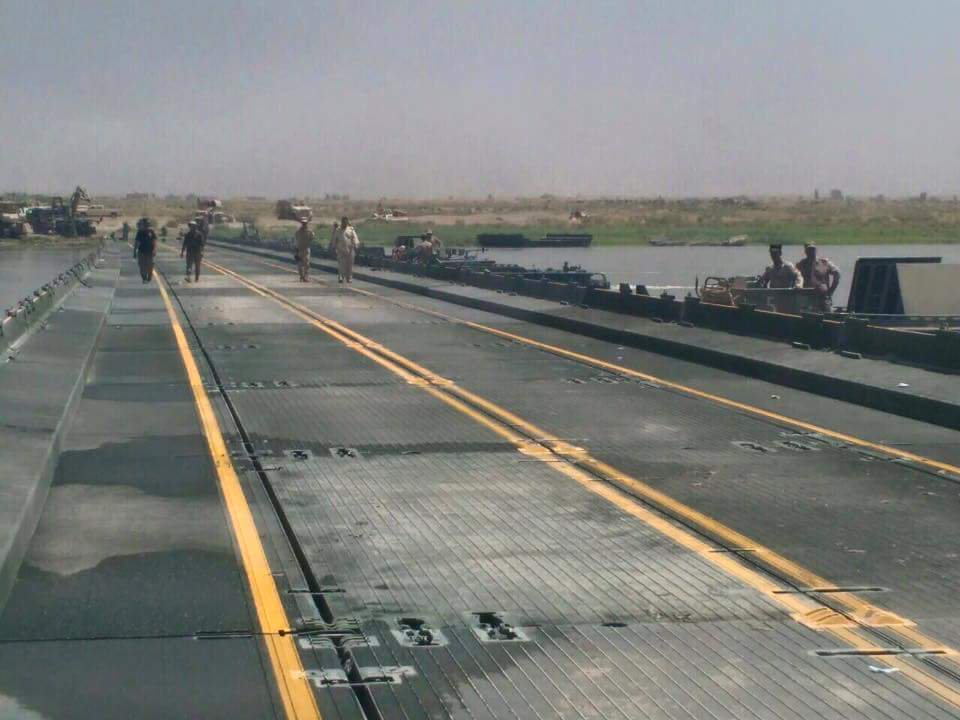 Iraq: the ISF has constructed a bridge over the Tigris river S of Qayyarah to link up with forces in Haj Ali  