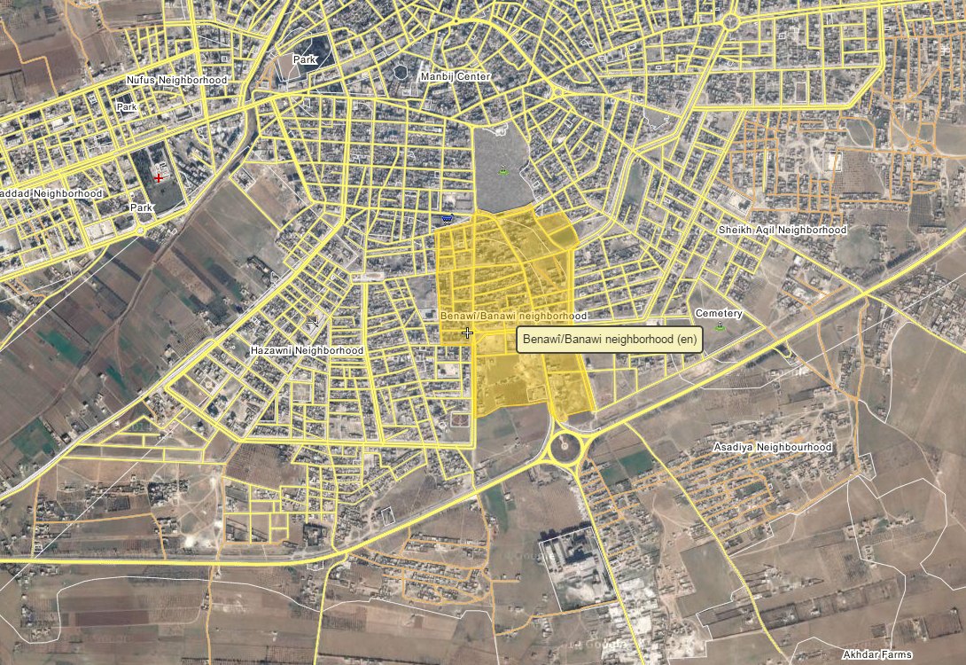 Benawi neighborhood in Manbij has been captured from Daesh  