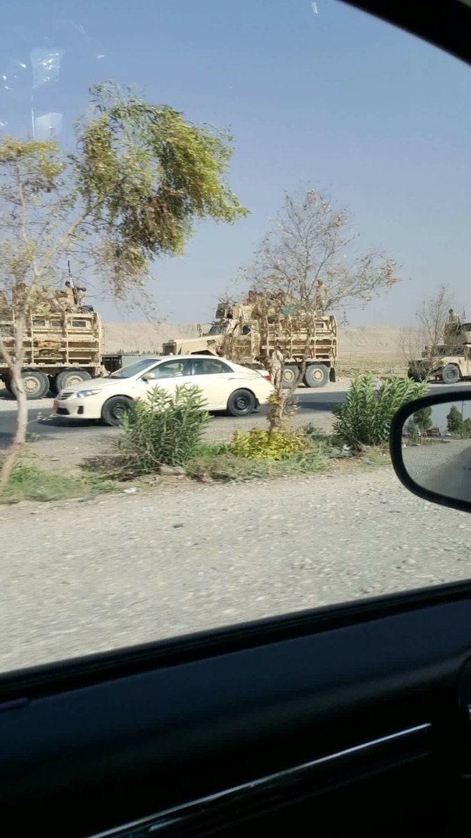 Iraqi army convoys are on the move to Mosul. The build-up continues.  