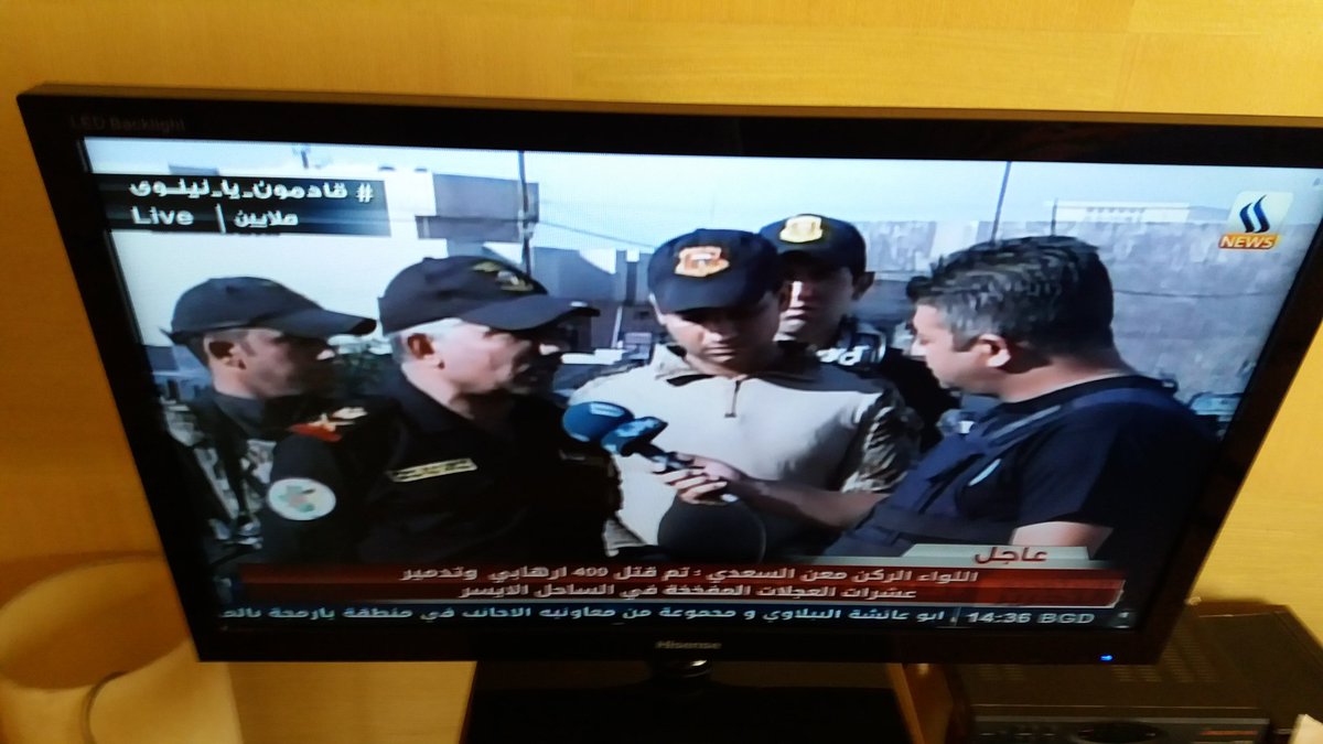 2. ISOF Brigadekommandant: Wir haben 400 ISIS-Kämpfer getötet und Zehntausende von selbstgemacht Sprengstoffe im Osten von Mosul zerstört.