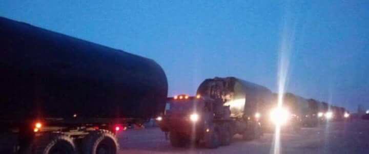 A number of floating bridges arrive in Nineveh province in preparation for start of operations to liberate the West/right side of Mosul