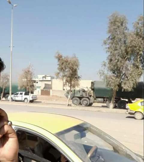 A number of floating bridges arrive in Nineveh province in preparation for start of operations to liberate the West/right side of Mosul
