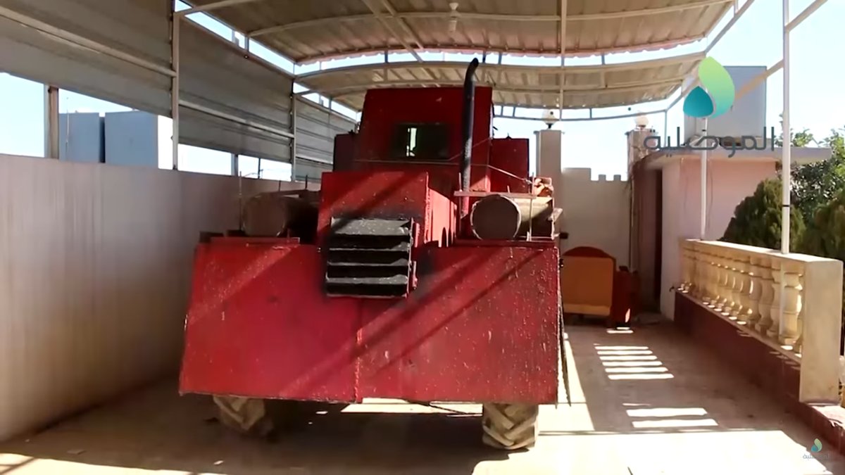 Strange looking IS Tractor VBIED captured by ISF during advances on Western Mosul outskirts