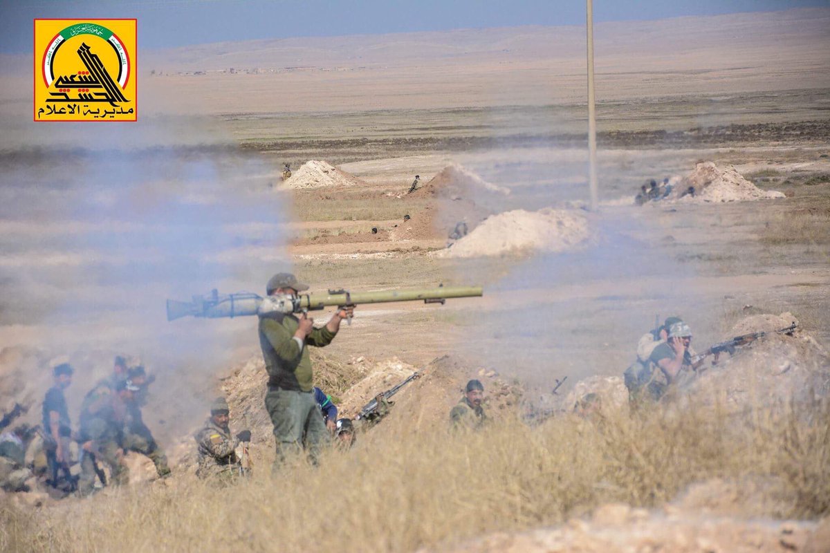 Tal Afar'ın batısında Irak Haşd ile DAEŞ arasında ağır çöl savaşı. Irak birlikleri, son 24 saat boyunca yaklaşık 6 köyü ele geçirdi