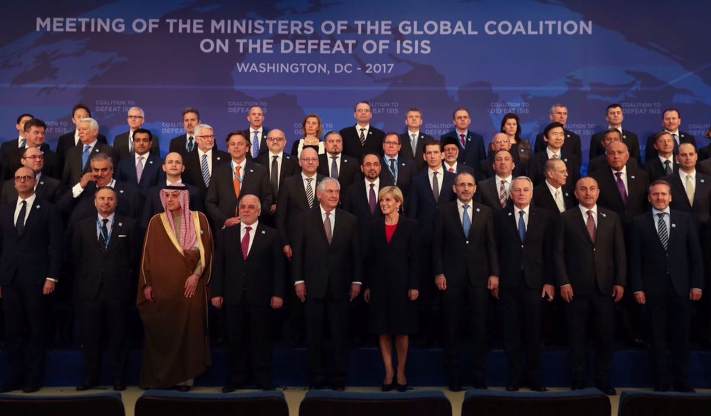 Meeting of ministers of anti-ISIS coalition in Washington