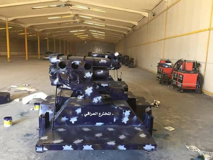 Federal police units remote controlled rocket launcher will be used in Mosul Old city soon.  