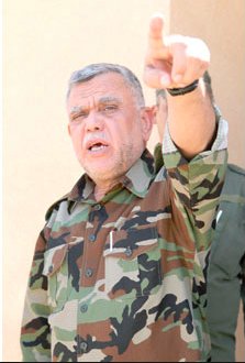 Secretary General of the Badr Organization Hadi Al Ameri: 'We will reach the Iraqi-Syrian border west Mosul today'.  