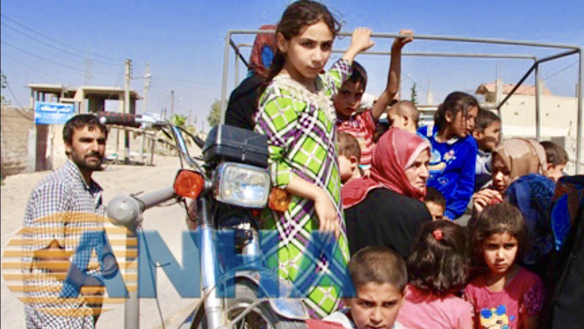 #WrathOfEuphrates SDF freed group of civilians who were trapped in AlBaryd district west Raqqa city, after breaking ISIS defenses