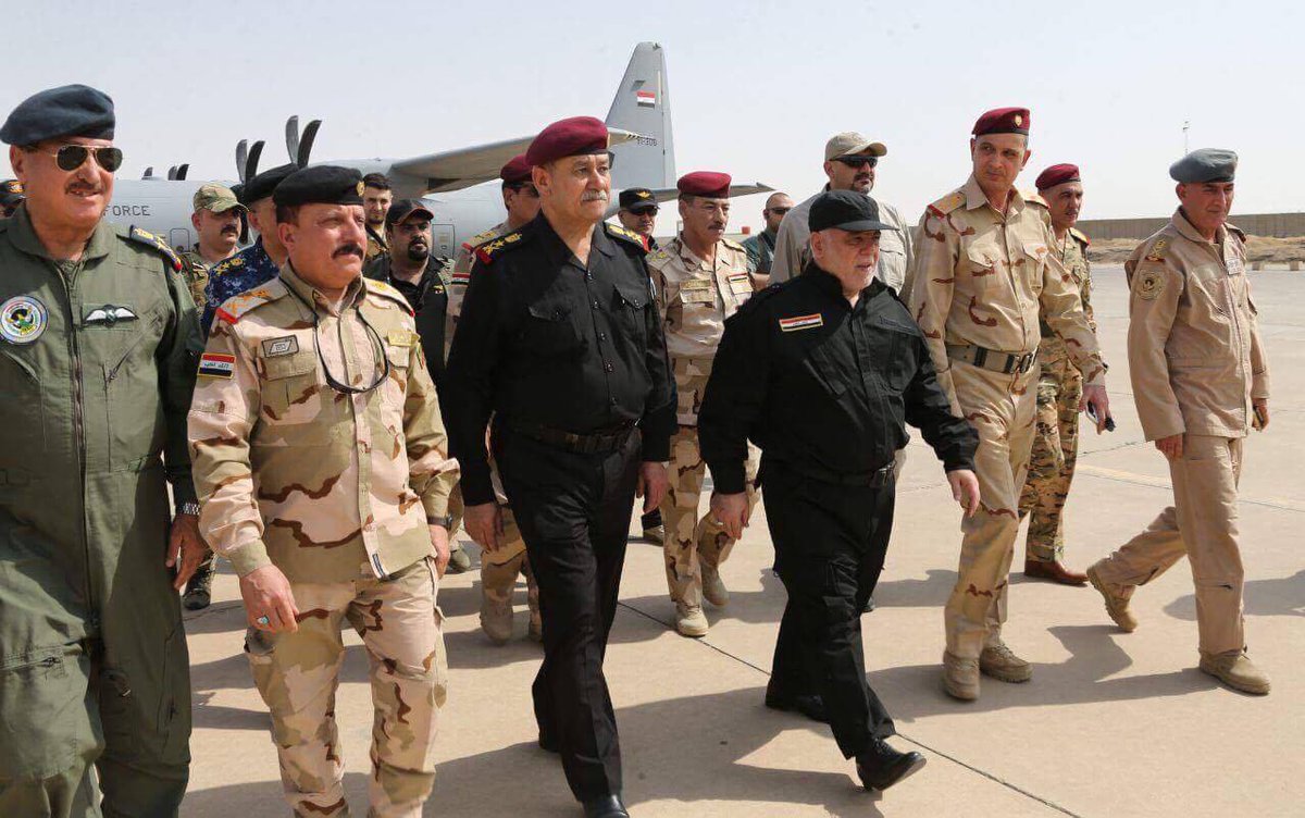 El primer ministro de Irak Haidar al-Abadi llegó a Mosul para declarar la victoria sobre EIIL en lo que solía llamarse la \Capital del Califato\.