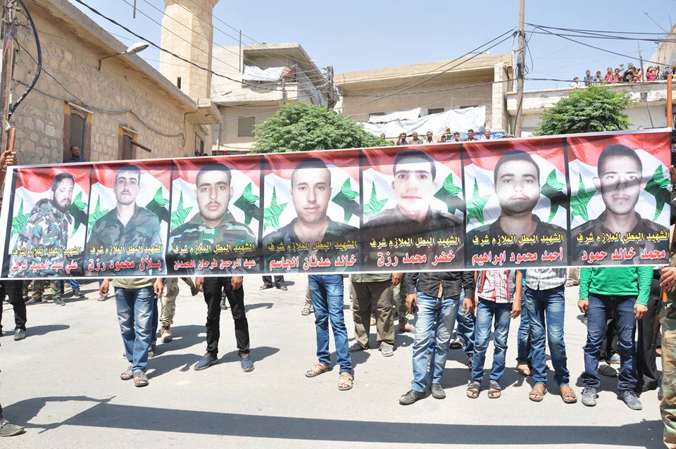 East Hama: ISIS killed 11 fighters of Qalamoun Shield. Recently deployed on that front, some of them were from Al-Tal (reconciliation deal).  