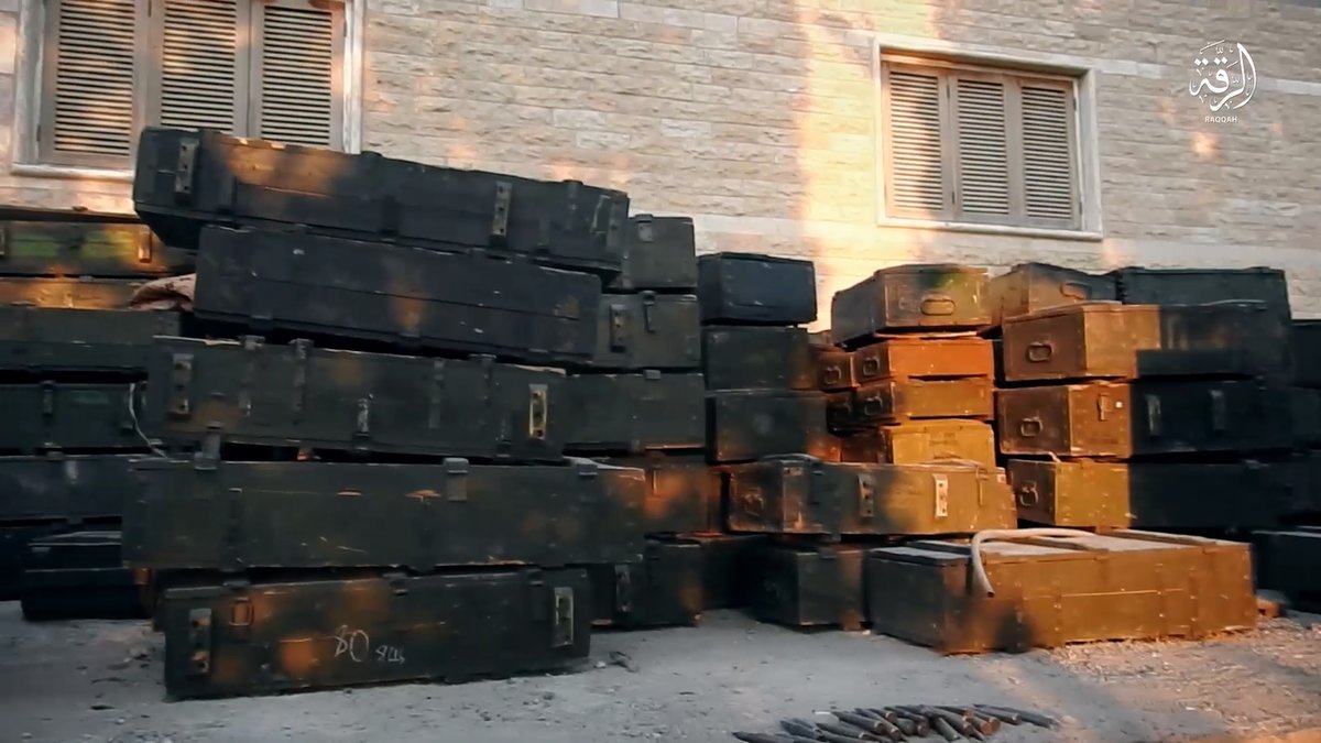 ISIS managed to capture some weapons and ammunition near Ghanem Al-Ali village from pro-Syrian government forces
