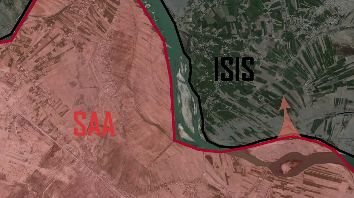 With the help of Russian advisors SAA has finally gained foothold after crossing Euphrates (Map relevant).