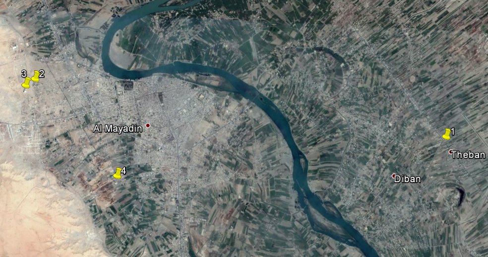 @obretix: location of impacts 1-4 of Russian Kaliber missiles   