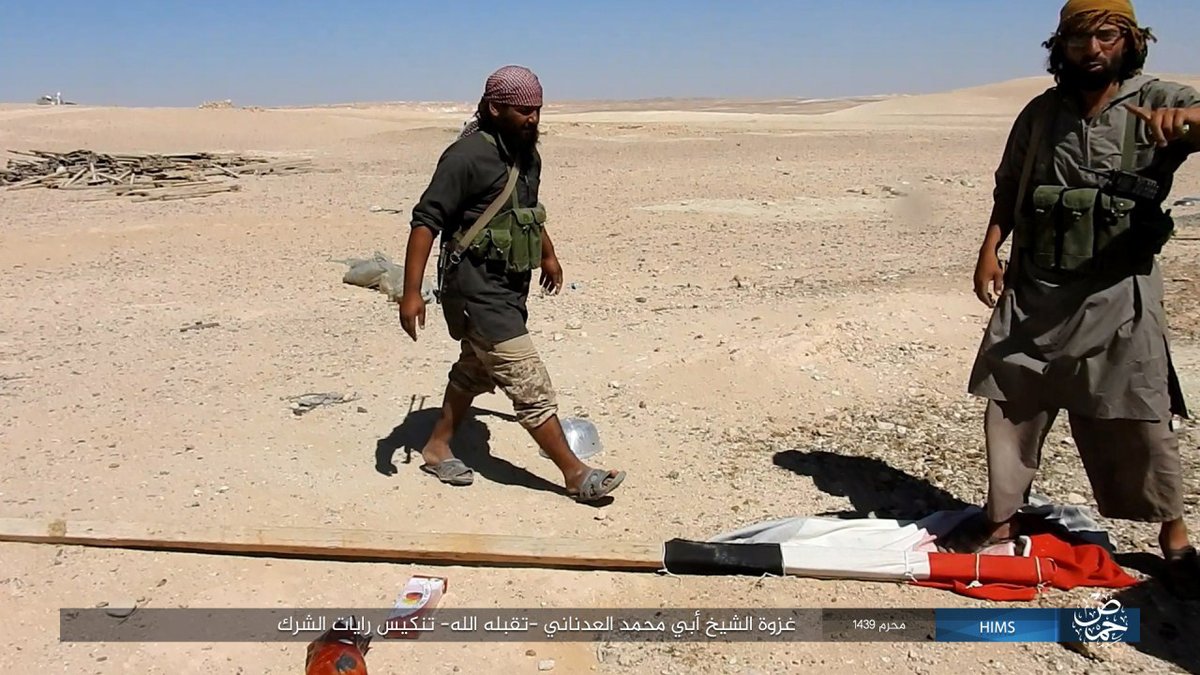 ISIS release pictures of raids and aftermath of clashes on gov positions east of Suknah, BMP and T62 captured, Homs   