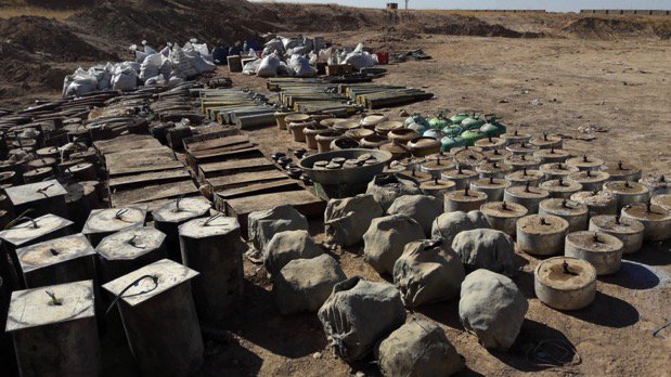 OIR Spokesman: Near TalAfar, last 2 wks, ISF recovered 550 IEDs, 1800 mortars, 25 landmines, 101 suicide vests, 16 tunnels and 11 IED factories 