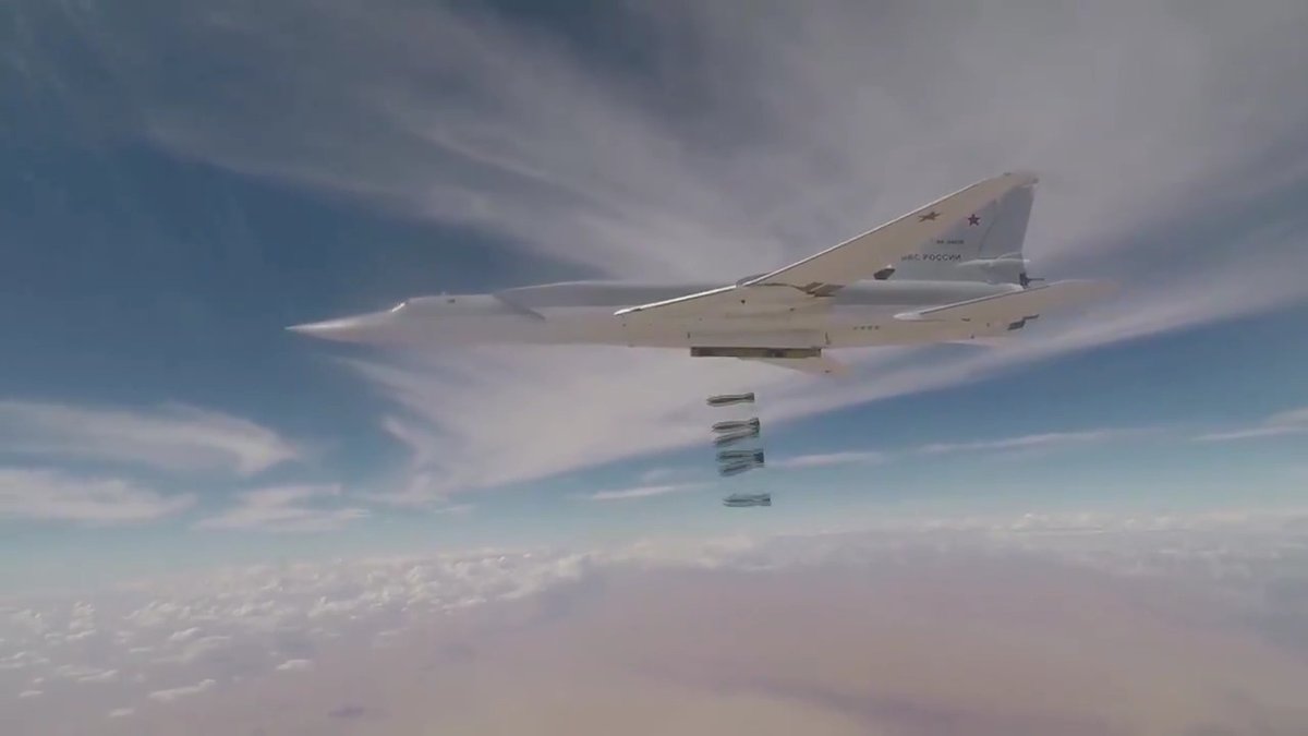 RuAF Tu-22M3 hit objects near Albu Kamal