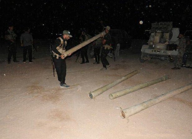 PMF, die 8. Armee der irakischen Armee und die Grenzwachen starteten eine Reihe von Raketenangriffen, die auf den Angriff von ISIS aus Richtung Baghouz abzielten. Episode fand letzte Nacht statt und dauerte bis zum Morgen.