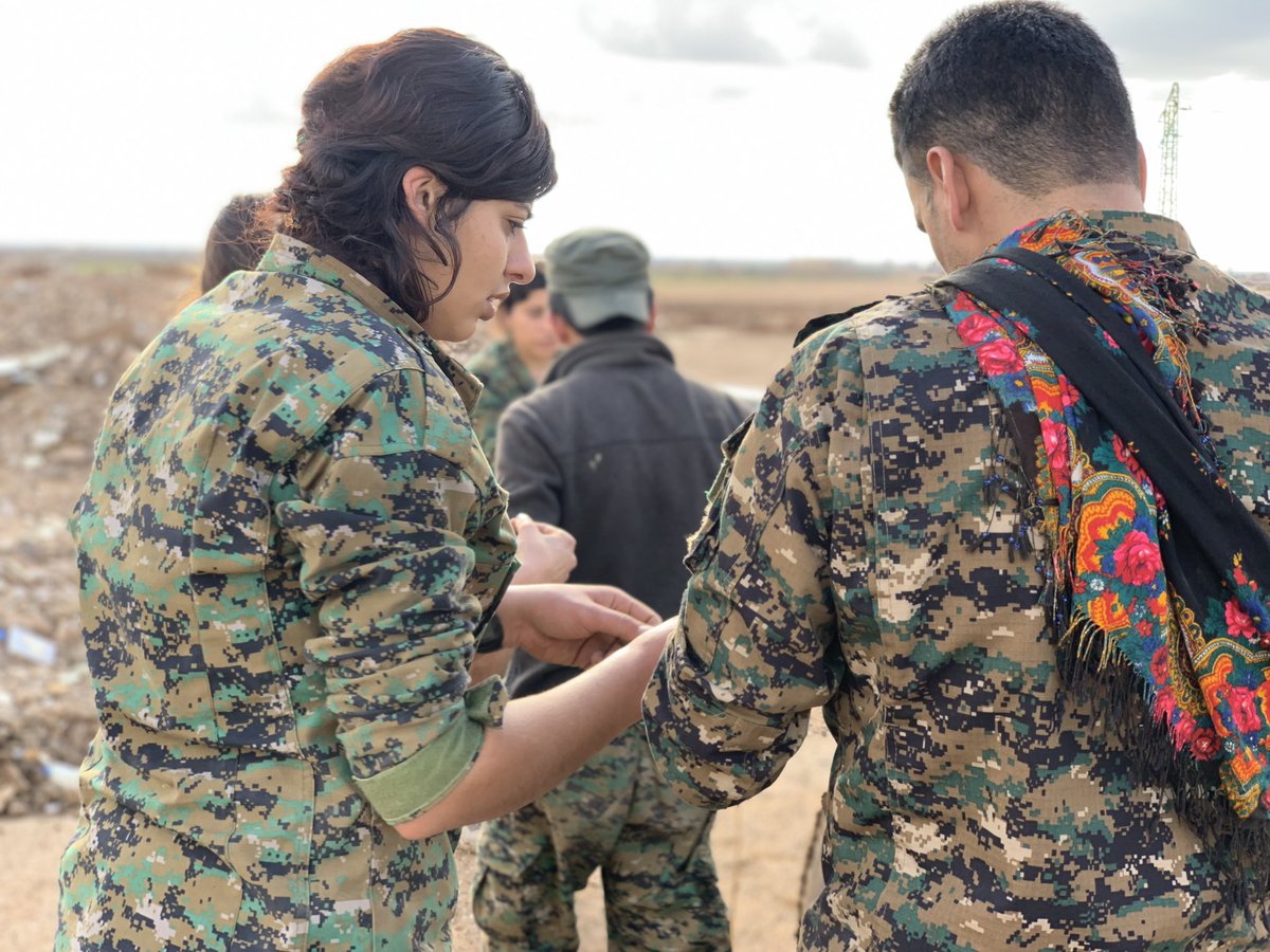 YPJ fighting in Deir ez-Zur.   