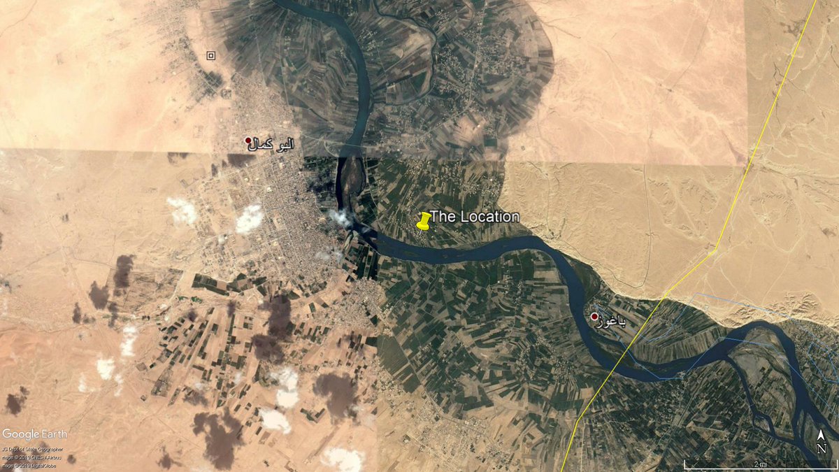 The last group of ISIS militants are mainly holed up at Hawi al-Dandal, they are ~120 elements, using ~100 civilian as a human shields, and they are led by an Iraqi terrorist. the SDF have evacuated by trucks on yesterday a group of civilians and ISIS surrendering elements/families.   