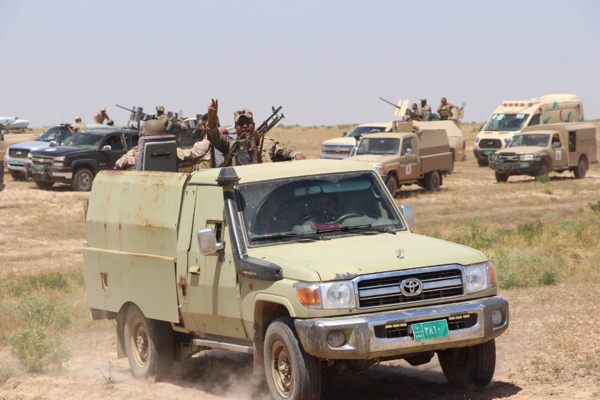 Iraqi forces launch a military operation against ISIS sleeper cells in  villages of Baaj district in  Nineveh governorate.  Iraq   