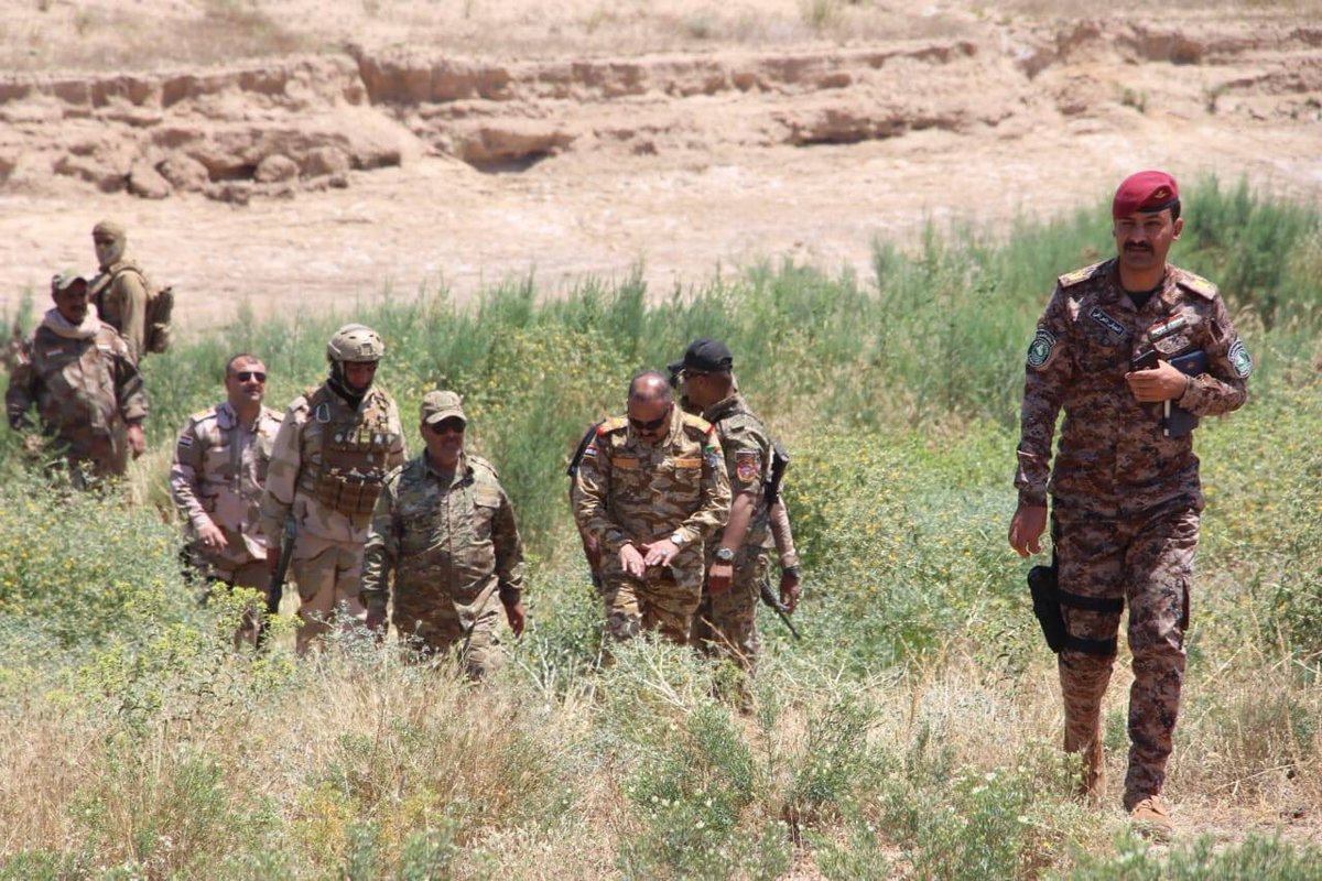 Iraqi forces launch a military operation against ISIS sleeper cells in  villages of Baaj district in  Nineveh governorate.  Iraq   