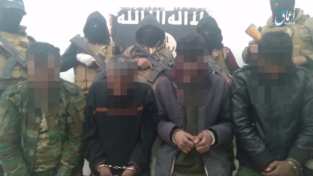 Syria Hasakah: ISIS' Amaq has released more footage of multiple SDF prisoners from the Gweiran jailbreak.  A ISIS fighter can be seen with an M4 Carbine with  EOTech RDS, an identical configuration to YPG Anti-Terror units (YAT), indicating capture. AKM & Zastava M05E1 also seen