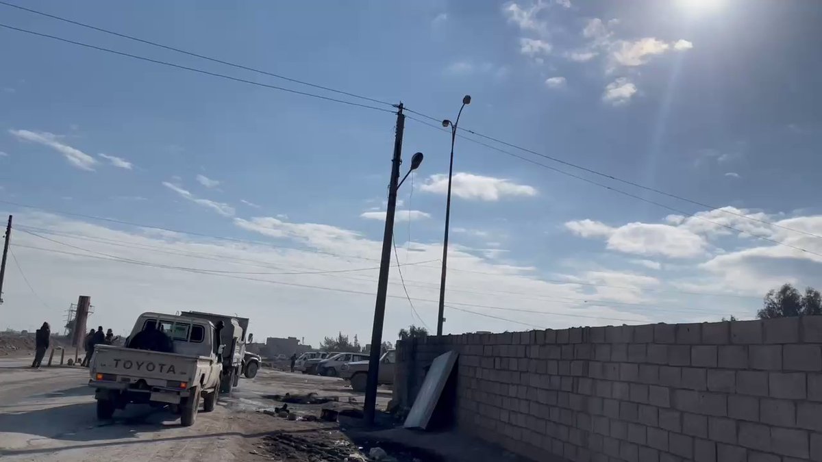 American F-16 circling over Hasakah