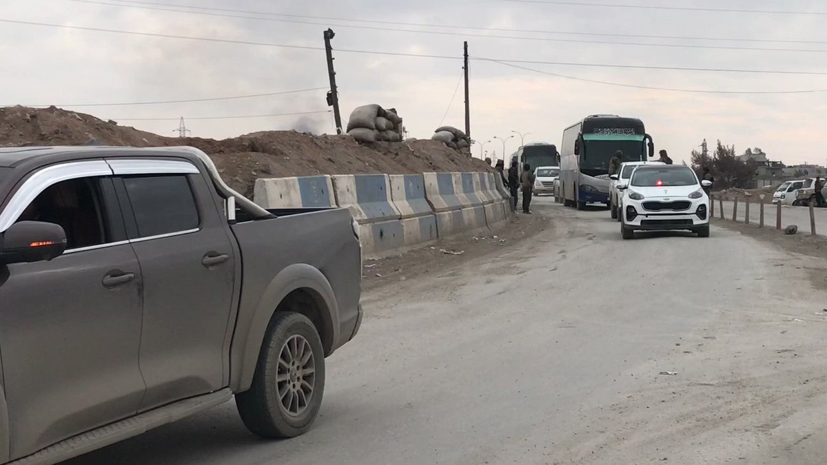 Scenes of arresting dozens of ISIS members after the SDF Forces entered Al-Sina`a prison in  Al-Hasakah city