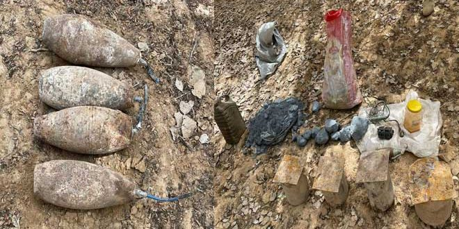 Iraqi forces find hideouts for militants, mortar shells and various weapons in Kirkuk