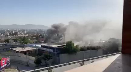 Explosion and heavy gunfire at Gudwara Karte Parwan (temple) in Kabul, Afghanistan. Reports of multiple armed men